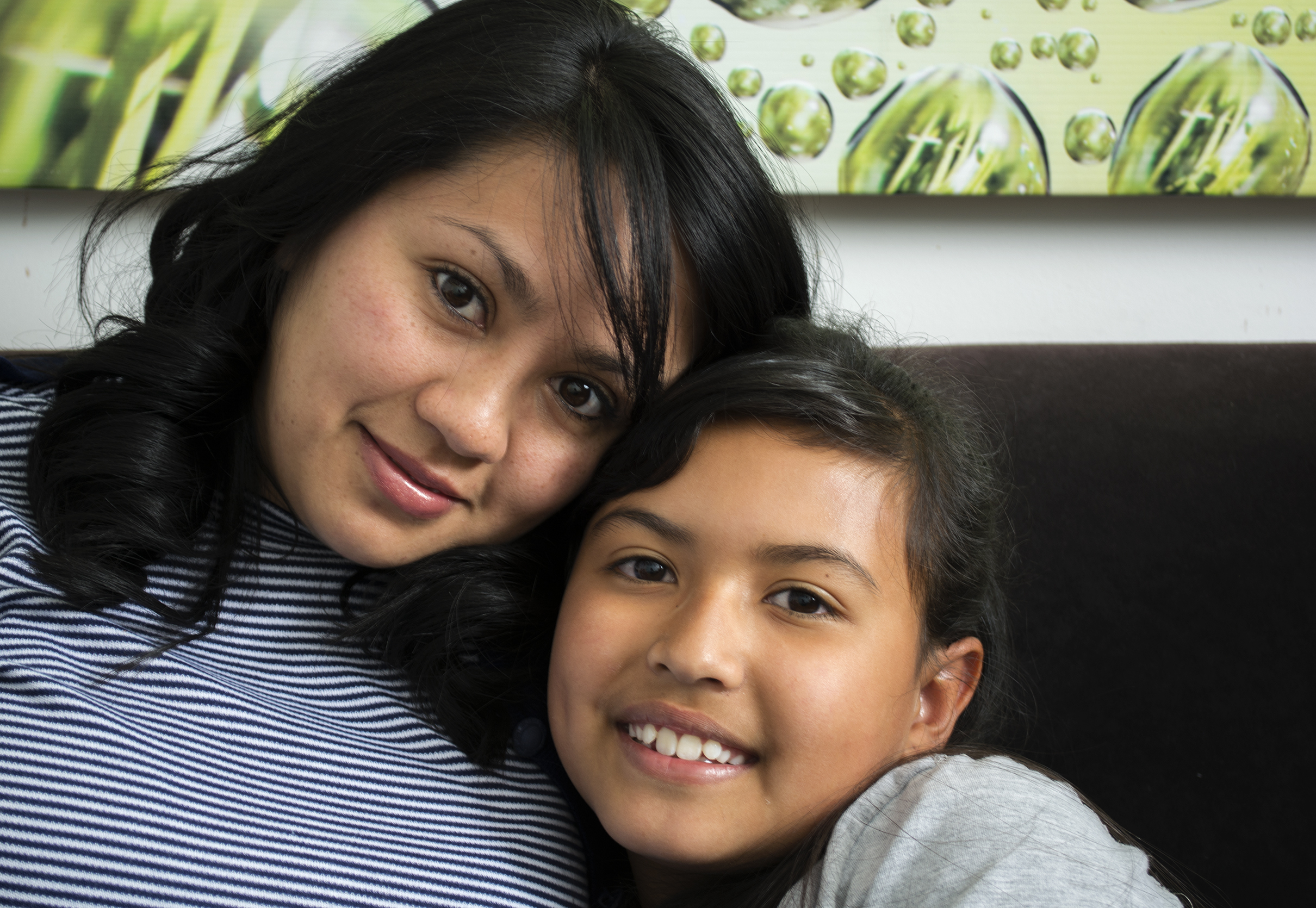 photo of Latina mother with her daughter