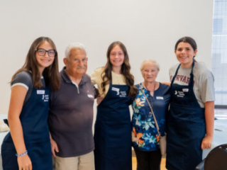 Holocaust Survivors Making Challahs with teens 9.14.25 Photos-17