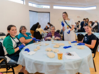 Holocaust Survivors Making Challahs with teens 9.14.25 Photos-35