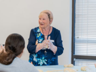 Holocaust Survivors Making Challahs with teens 9.14.25 Photos-52
